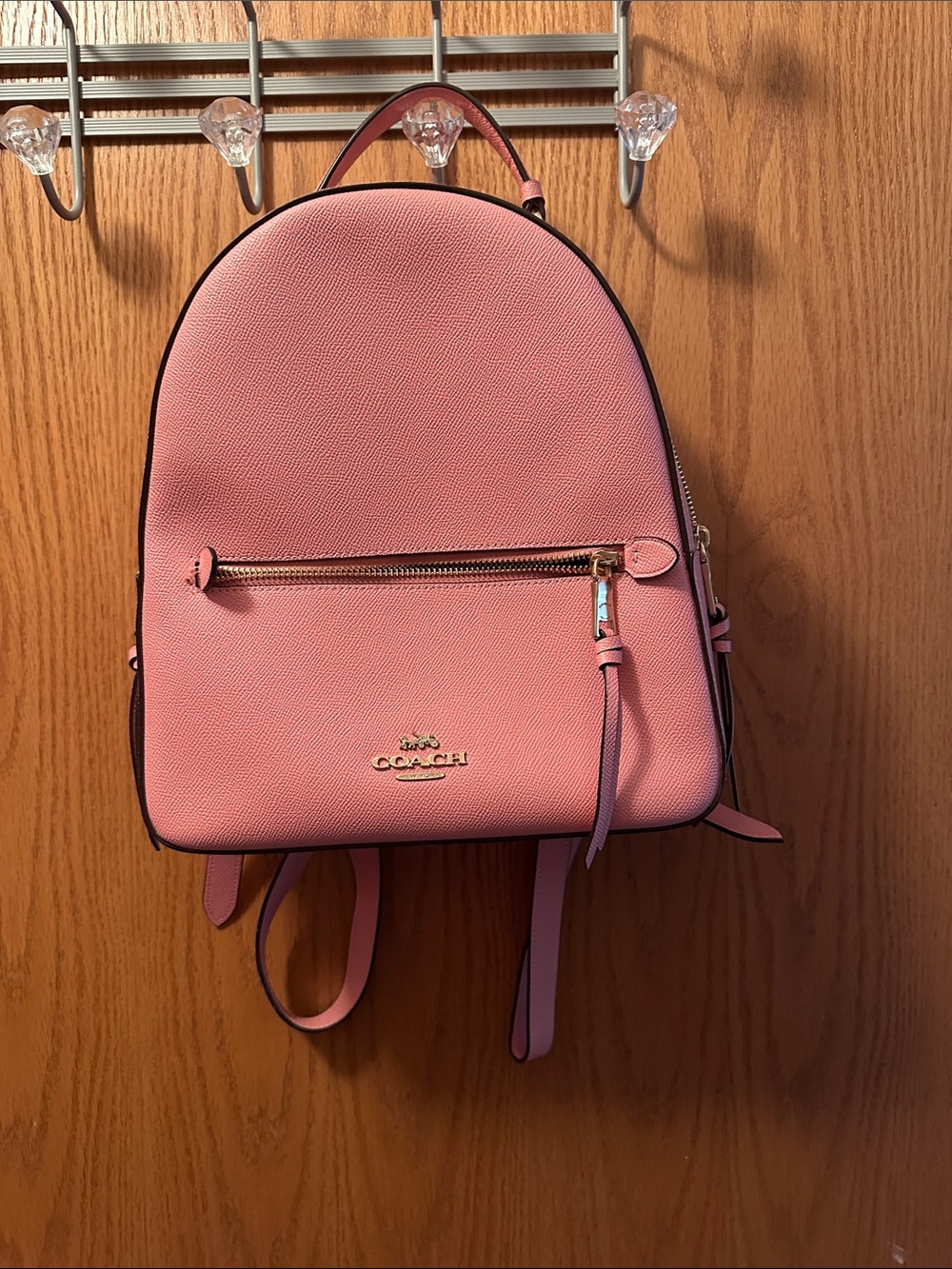 Pink Coach back pack purse